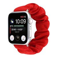 Suderinama Apple Watch gumelės juosta Series 8/7/6/5/4/3/2/SE - Elastingas žarnyno žiedo dizaino apyrankė 42mm/44mm/45mm ananasų spalva