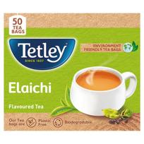 Tetley Elaichi Juodosios arbatos maišeliai 100g 50 arbatos maišelių Gaivinanti aromatizuota Chai Assam arbata