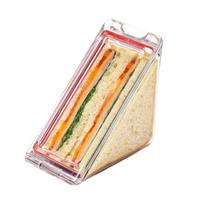 Triangle Bakery Packaging Small Sandwich Box Triangle Sandwich Containers Reusable Sandwich Bags Preservation Box For Schoolbag 18x8x13cm gryna