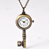 Bronze Key-Style Small Pocket Watch