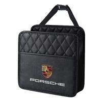 Automobilio laikymo krepšys Daugiafunkcinė sėdynės atlošo laikymo kišenė Pakaba Porsche Boxster Cayenne Panamera Macan Cayman 911 918 996 917 991 balta
