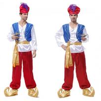 Halloween arabic king costume, ball, male adult search banner magic lamp prince costume Average code