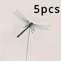 5 dalių laumžirgio sodo smeigtukas - Patvarus plastikas gėlių vazonų dekoravimui ir rudens šventėms 5 pieces