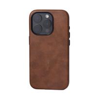 Applicable To IPhone16Promax Crazy Horse Leather Mobile Case Apple 15 Retro Magnetic 13 Skin Feel Protection Case iPhone16