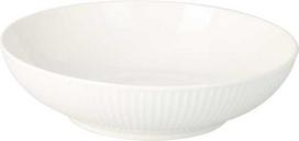 Porcelianinė sriubos lėkštė BONE RIBBED, baltos sp., 20 cm