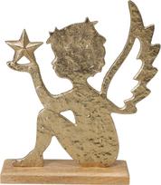 Metalinė stalo dekoracija ANGEL, 22 cm
