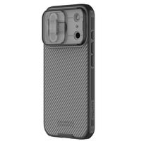 Nillkin CamShield PRO dėklas skirtas Apple iPhone 17 Pro skaidrus juodos spalvos