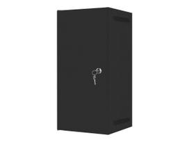 Komutacinė spinta pakabinama LANBERG 10inch 12U 280x310 black with metal door flat pack