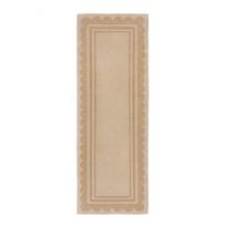 Rankų darbo iš vilnos kilimas natūralios spalvos 80x230 cm Lois Scallop – Flair Rugs