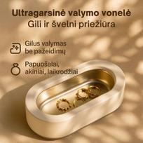 Ultragarsinė valymo vonelė juvelyrikai ir akiniams – gilus valymas be pastangų