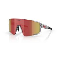 BLIZ P003 akiniai | Transparent Dark Grey - Red