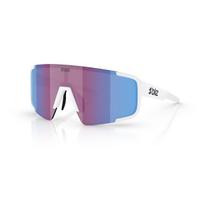 BLIZ P003 akiniai | Nano Optics - Nordic Light | Matte White - Rose Violet Mirror Blue