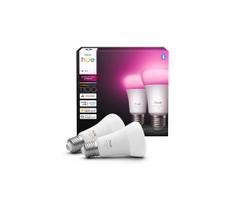 RINKINYS 2x reguliuojamos LED lemputės Philips Hue WACA E27/8,1W/230V 1000-20000K