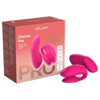 We-Vibe Chorus Pro - poromis skirtas vibratorius su programėle ir nuotolinio valdymo pultu (rožinis)