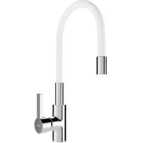 Mexen Flex virtuvinis maišytuvas, chromuotas/baltas - 670900-02