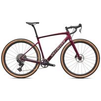 Specialized Diverge 4 Pro Carbon Gravel dviratis | Bordeaux Metallic - Pearl Dolomite