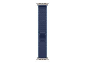 Apple Watch Trail Loop, Blau/Hellblau, Gehäusefarbe Natur, 49mm, S/M, MFT64ZM/A