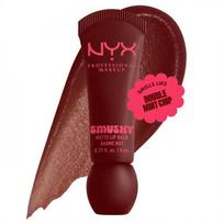 NYX Professional Makeup Smushy Matte Lip Balm Lūpų balzamas su spalva, Smudge Fudge