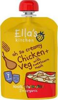ELLA'S KITCHEN Eko vištienos troškinio tyrelė 130g 7m+ EK111