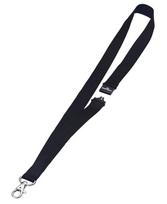 Kaklajuostė DURABLE su fiksatoriumi, juoda