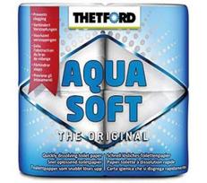 Minkštas, ekologiškas tualetinis popierius kempingui - Thetford Aqua Soft 4 Pack