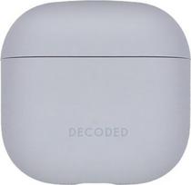 AirPods 4 dėklas - Decoded - Silikoninis atsparus smūgiams - LED indikatorius - Pilka