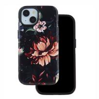 Dekoratyvinis dėklas iPhone 12 12 Pro 6,1 su bijūnu dizainu
