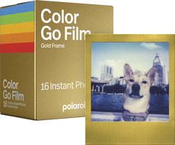 Polaroid Color film for Go - Gold Frame - Double Pack
