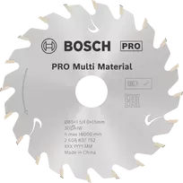 Akumuliatorinio pjūklo pjovimo diskas Bosch Ø85x1,5/1,0x15mm