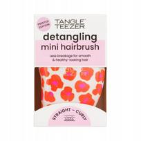 Šukos Tangle Teezer Detangling mini hairbrush, Orange Multi