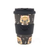 Bambukinis puodelis QuyCup, 400 ml