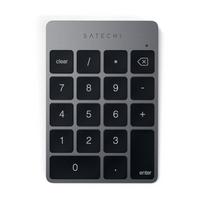 Satechi Slim Wireless Keypad – Wireless, rechargeable Bluetooth numeric keypad for Mac, Windows 10, and iPad, compact numeric layout
