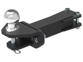 Hitch-ball montavimo adapteris – Rancher / Rubicon: Honda TRX 420 FA6 (IRS) / TRX 500 FA6 FA7 (IRS) / TRX 500 FM6 FM7 (IRS)