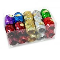 Dekoratyvinės juostelės kamuoliukai 5mm/10m Holographic 1 Mix