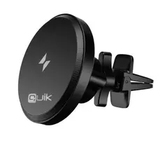 Quik Accessories QM-910 Magnetic Car Phone Holder with Wireless Charging 15W