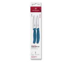 Victorinox - SWISS CLASSIC daržovių peilių rinkinys 10 cm, 2 vnt., mėlynas