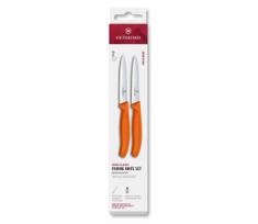 Victorinox - daržovių peilių rinkinys SWISS CLASSIC, 10 cm, 2 vnt., oranžinis