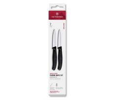 Victorinox - Daržovių peilių rinkinys SWISS CLASSIC 8 cm 2 vnt. juodos spalvos