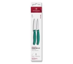 Victorinox - SWISS CLASSIC daržovių peilių rinkinys, 8 cm, 2 vnt., turkio spalvos