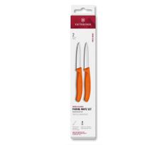 Victorinox - SWISS CLASSIC daržovių peilių rinkinys 8 cm, 2 vnt., oranžinis