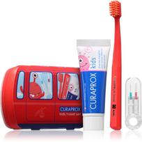 Curaprox Kids Travel Set kelioninis rinkinys dantims, liežuviui ir dantenoms vaikams 1 vnt.