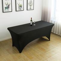 Tampri, per sienas besitęsianti staltiesė kokteilių barams, prekystaliams, banketams ir vestuvėms lauke. 4FT Thin Black/White (122*76*76CM) balta