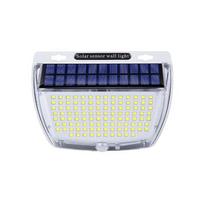 160 LED Solar Wall Lights Motion Sensor Fence 3 Modes Waterproof outdoor led Lamp For Yard Lawn Driveway Garden 1pcs