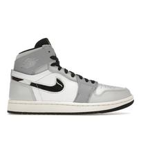 Air Jordan 1 High Zoom Comfort 2 Chrome Swoosh Moteriški kedai Pilki Balti Metaliniai-Sidabriniai FJ4652-100 36.5