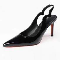 Madingi Seksualūs Prekės ženklo Smailianosiai Ploni Aukštakulniai Moteriški Tuščiaviduriai Elegantiški Biuro Batai Patentuotos Odos Klasikiniai Dizainerio Sandalai Moteriški Aukštakulniai 35
