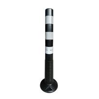 Lankstus įspėjamasis signalinis kelio stulpelis Eurostal 750 mm juodas