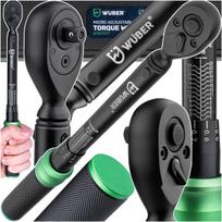 Dinamometrinis raktas Wuber 1/4", 1–25 Nm, su užraktu, Cr-V plienas, su kalibravimo sertifikatu ir dėklu