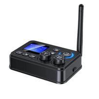 Bluetooth 5.4 garso siųstuvas-imtuvas AUX 3,5 mm lizdas optinis/koaksialinis belaidžio garso adapteris palaiko TF/U disko atkūrimą garsiakalbiui, televizoriui, kompiuteriui, automobiliui
