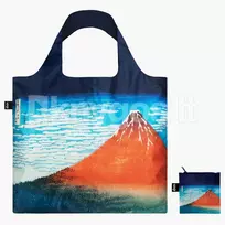 LOQI pirkinių krepšys „KATSUSHIKA HOKUSAI Red Fuji Recycled Bag“