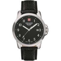 Swiss Alpine Military by Grovana Leader Black Dial Quartz 7011.1537 100M vyriškas laikrodis juoda